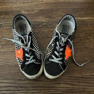 Golden Goose Checkered Sneakers